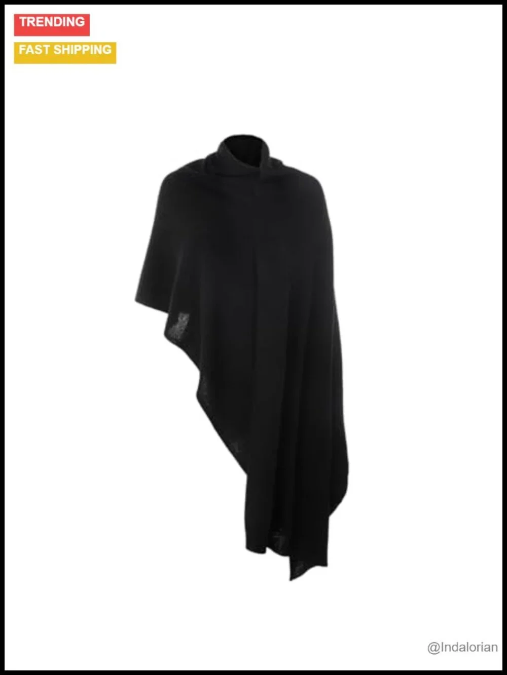 100% Pure Cashmere Knitted Shawl Wrap Extra Large Lightweight Pashmina Stole